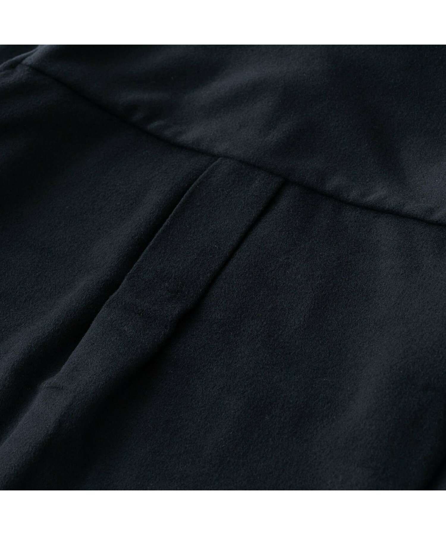 ウールカシミヤナイロン リラックスCPOシャツ<ブラック>